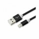 Kabel Apple USB/Lightning 1,5m črn SBOX 8556016