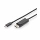 Kabel USB 3.1 C - Displayport 1,8m črn Digitus 8531096