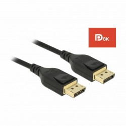 DisplayPort kabel 1m 8K 60Hz Delock črn 8531062