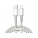 Kabel Apple USB C/Lightning 2m PD 20W bel pleten Baseus 8556034