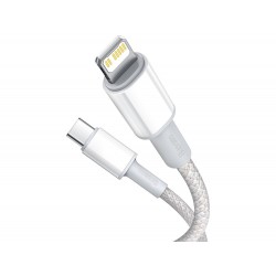 Kabel Apple USB C/Lightning 2m PD 20W bel pleten Baseus 8556034