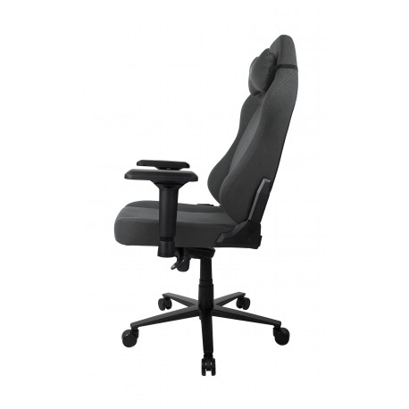Gaming stol Arozzi Primo mehka tkanina - temno siva