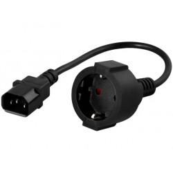 Adapter POWERWALKER  IEC C14/šuko vtičnica