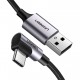 Ugreen USB A 2.0 na USB-C kotni kabel 1m