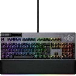 Tipkovnica ASUS ROG Strix Flare II Animate, ROG NX Red, PBT, RGB