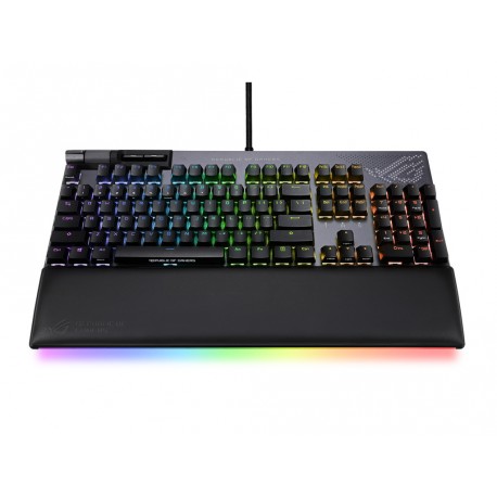 Tipkovnica ASUS ROG Strix Flare II Animate, ROG NX Red, PBT, RGB