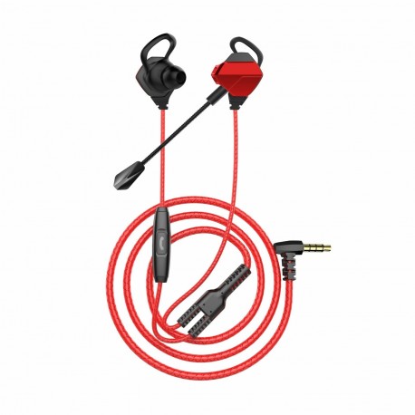 Slušalke GE-536 WHITE SHARK EAGLE črno/rdeče 7620075