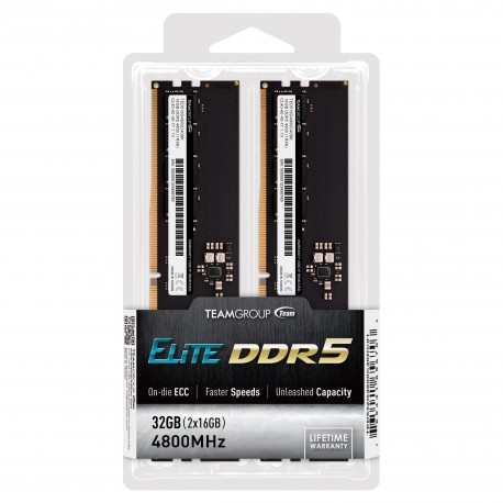 Pomnilnik DDR5 16GB (2x8GB) 4800MHz Teamgroup Elite, TED516G4800C40DC016