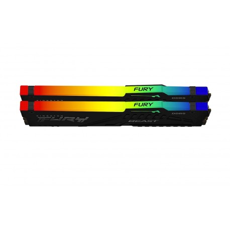 Pomnilnik DDR5 64GB (2x32GB) 4800MHz Kingston FURY Beast RGB