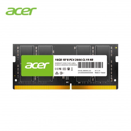 Pomnilnik SODIMM DDR4 8GB (1x8GB) 2666MHz Acer SD100, BL.9BWWA.204
