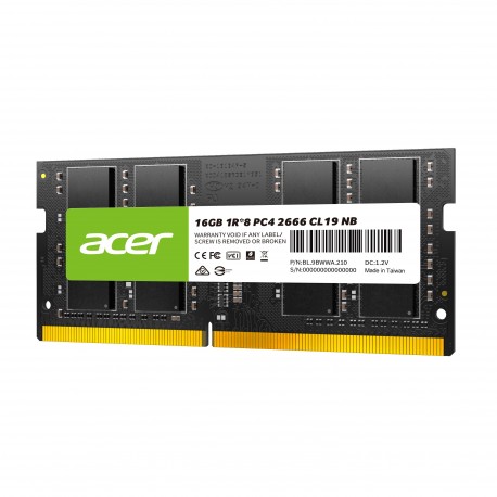 Pomnilnik SODIMM DDR4 8GB (1x8GB) 2666MHz Acer SD100, BL.9BWWA.204
