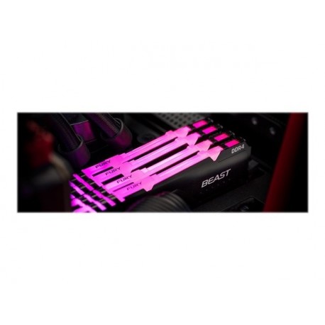 Pomnilnik DDR4 128GB (4x32GB) 2666MHz KINGSTON FURY Beast RGB