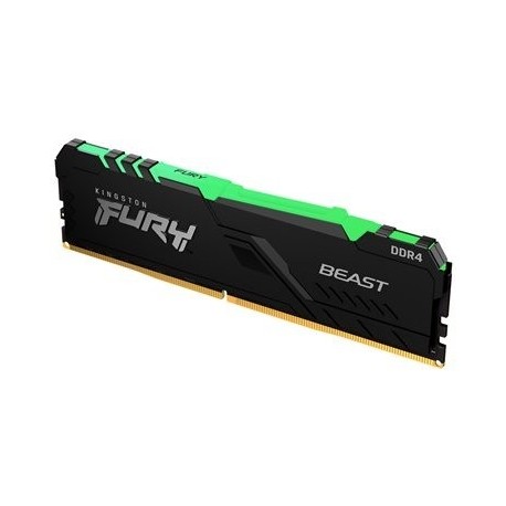 Pomnilnik DDR4 16GB (1x16GB) 2666MHz  KINGSTON FURY Beast RGB