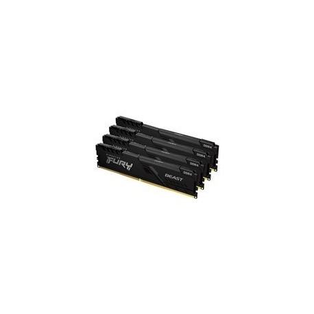 Pomnilnik DDR4 16GB (4x4GB) 2666MHz KINGSTON FURY Beast Black
