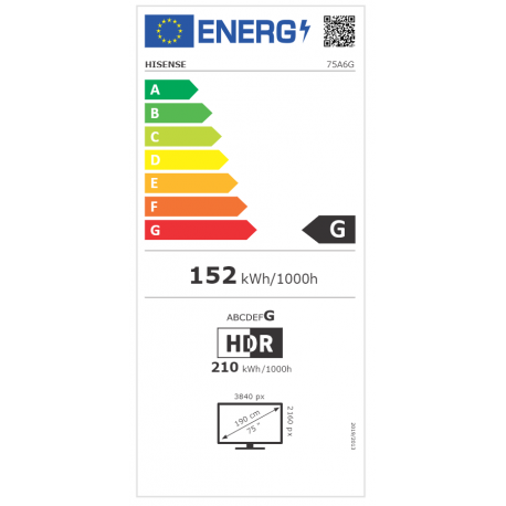 Televizor HISENSE 75A6G