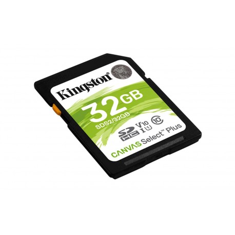 Pomnilniška kartica SDHC KINGSTON 32GB CANVAS SELECT Plus, C10 UHS-I U1 V10