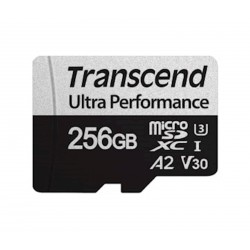 Pomnilniška kartica SDXC TRANSCEND MICRO 64GB 340S, U3, V30, A2, adapter