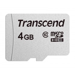 Pomnilniška kartica SDHC TRANSCEND MICRO 4GB 300S, C10, UHS-I (U1)