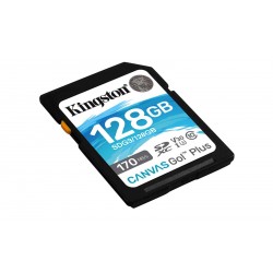 Pomnilniška kartica SDXC KINGSTON 128GB Canvas GO Plus, C10, UHS-I, U3, V30