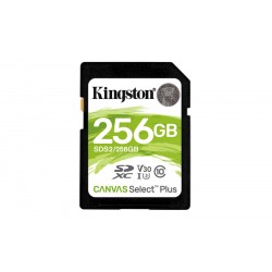 Pomnilniška kartica SDXC KINGSTON 256GB CANVAS SELECT Plus, C10 UHS-I U1 V10