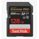 Pomnilniška kartica SDXC SANDISK 128GB EXTREME PRO, UHS-I, C10, V30