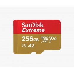 Pomnilniška kartica SDXC SANDISK MICRO 256GB EXTREME, UHS-I, V30, adapter