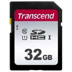 Pomnilniška kartica SDHC TRANSCEND 32GB 300S, C10, UHS-I Speed Class 1 (U1)