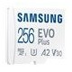 Pomnilniška kartica SAMSUNG microSD EVO PLUS 2021 256GB, adapter