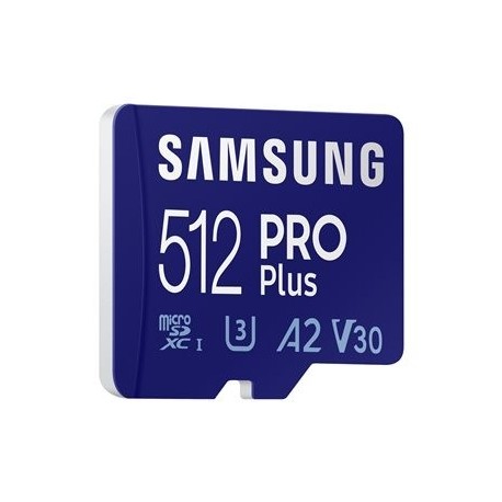 Pomnilniška kartica SAMSUNG microSD PRO PLUS 2021 512GB, adapter