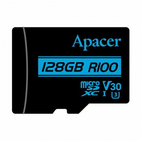 Pomnilniška kartica microSD XC 128GB APACER UHS-I U3 V30 R100 Class 10 8930017