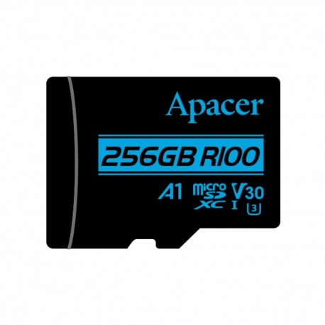 Pomnilniška kartica microSD XC 256GB APACER UHS-I U3 V30 R100 Class 10 8930023