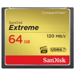 Pomnilniška kartica CF SANDISK 64GB EXTREME UDMA7, VPG-20