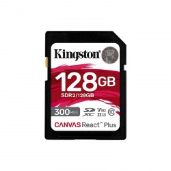 Pomnilniška kartica SDXC KINGSTON 128GB Canvas REACT Plus, UHS-II, C10, U3, V90