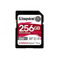 Pomnilniška kartica SDXC KINGSTON 256GB Canvas REACT Plus, UHS-II, C10, U3, V90