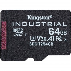 Pomnilniška kartica SDXC Kingston micro 64GB INDUSTRIAL, UHS-I, U3, V30, A1