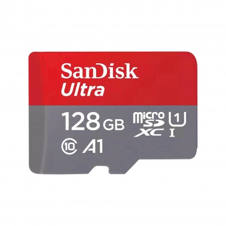 Pomnilniška kartica SDXC SANDISK MICRO 128GB ULTRA MOBILE,  A1, adapter
