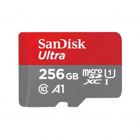 Pomnilniška kartica SDXC SANDISK MICRO 256GB ULTRA MOBILE, UHS-I C10, adapter