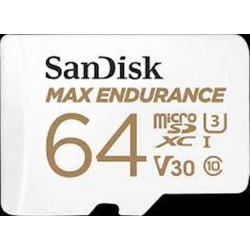 Pomnilniška kartica SDXC SanDisk micro 64GB MAX ENDURANCE, V30, adapter