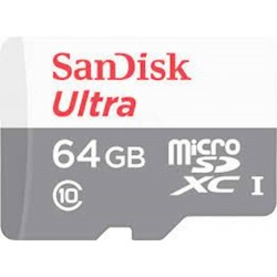 Pomnilniška kartica SDXC SANDISK MICRO 64GB ULTRA, UHS-I, C10, adapter