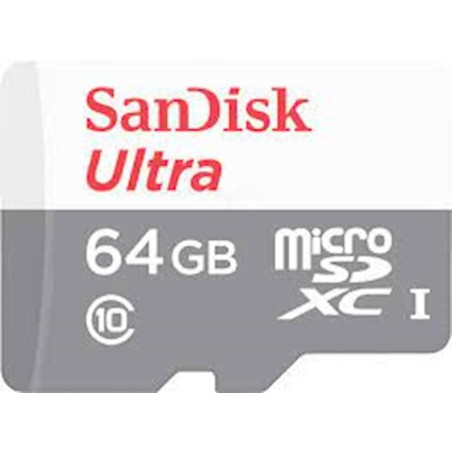 Pomnilniška kartica SDXC SANDISK MICRO 64GB ULTRA, UHS-I, C10, adapter
