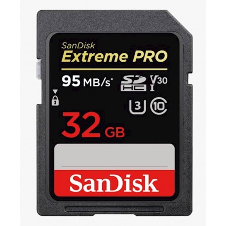 Pomnilniška kartica SDHC SANDISK 32GB EXTREME PRO, UHS-I (U3), V30