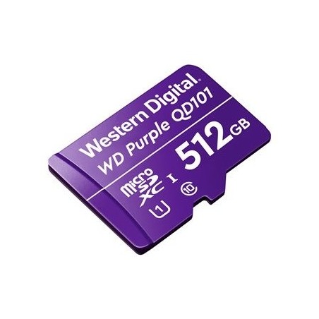 Pomnilniška kartica WD Purple 512GB Surveillance microSD, UHS 1