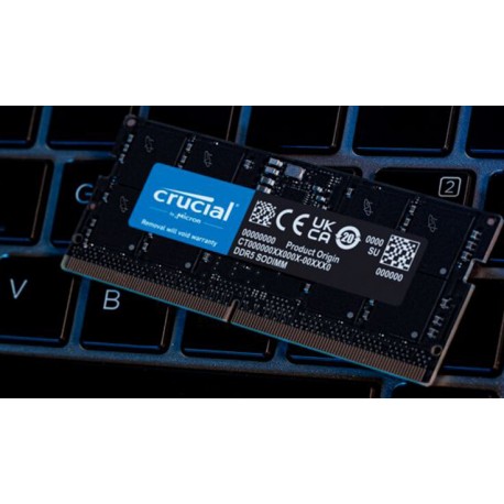 Pomnilnik za prenosnik SODIMM DDR5 16GB PC5-38400 4800MT/s CL40 1.1V Crucial