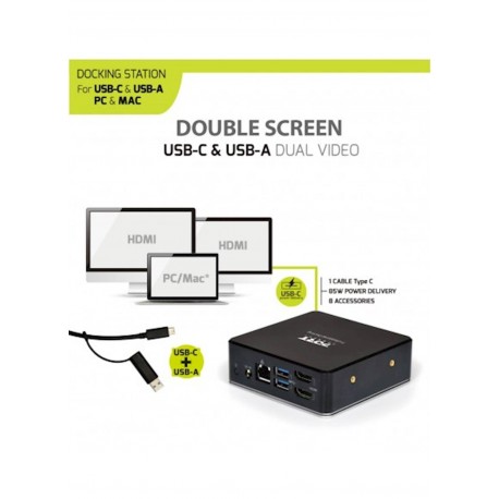 Univerzalna priklopna delovna postaja PORT USB-C & USB-A -DEMO