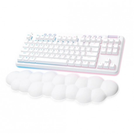 Tipkovnica Logitech G715 TKL Wireless, Linear, RGB, Bluetooth, bela