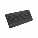 Tipkovnica Logitech K650 Signature, Wireless, grafitna