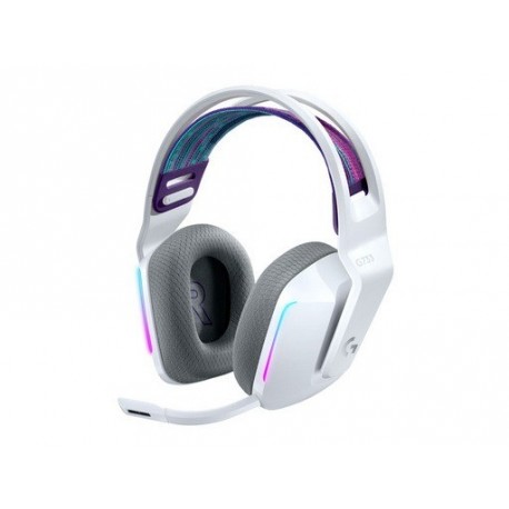 Slušalke brezžične Logitech G733 LIGHTSPEED, bele -DEMO