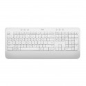 Tipkovnica Logitech K650 Signature, Wireless, bela