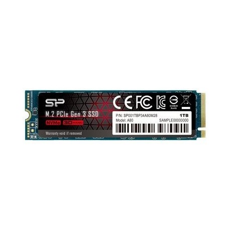 SSD disk 1TB NVMe SILICON POWER P34A80, SP001TBP34A80M28