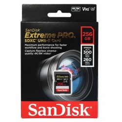 SD kartica SanDisk Extreme PRO 256GB SDXC do 300MB/s, UHS-II, Class 10, U3, V90